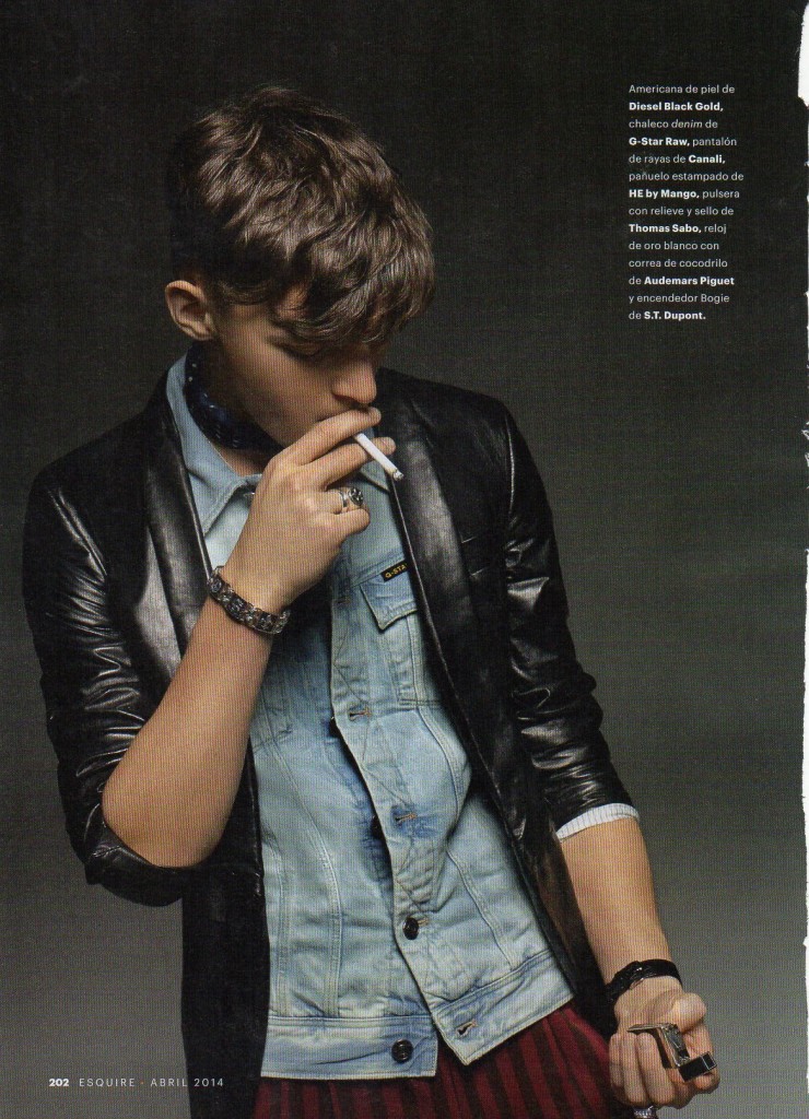 ESQUIRE-SPAIN-01.04.2014-DBG LEATHER JACKET