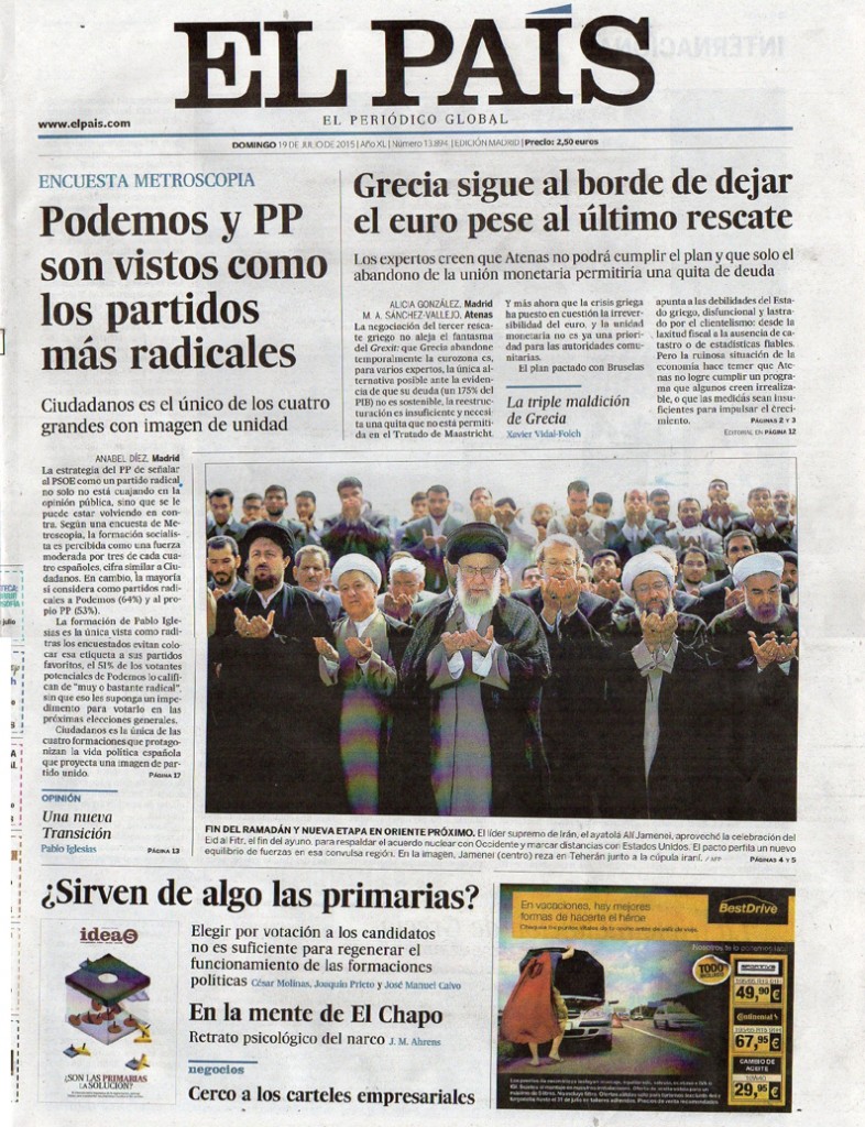 EL PAIS-SPAIN-19.07.2015-COVER